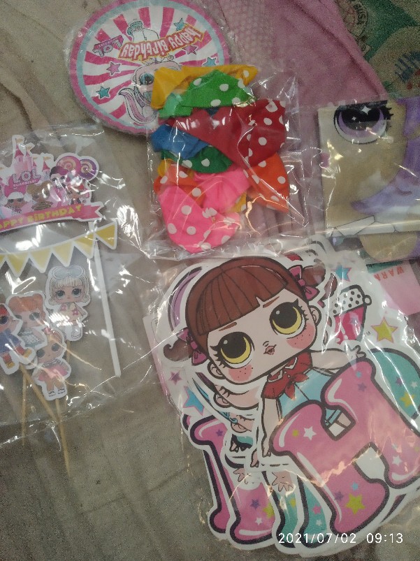 Topper Kue Karakter Tsum Tsum Little Pony Lol Doraemon Hello Kitty/ Hiasan Kue Karton