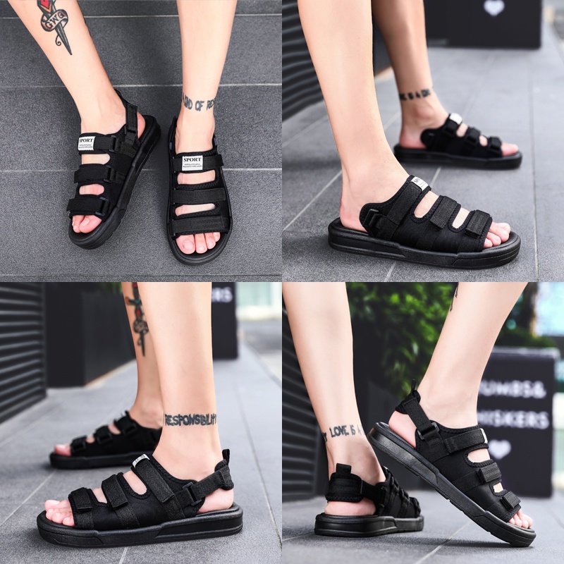✨GRADE OR✨Kirim Hari Ini✨Sandal Pria!Sendal Gunung Pria Original-Tali Belakang Yang Bisa Dilepas-JAPAN CASUAL STYLE-Sendal Cowok Kekinian-Sol Udara-Padat Semua Karet-Non-Slip Di Hari Hujan-Toko Otentik Eksklusif SHOPEE