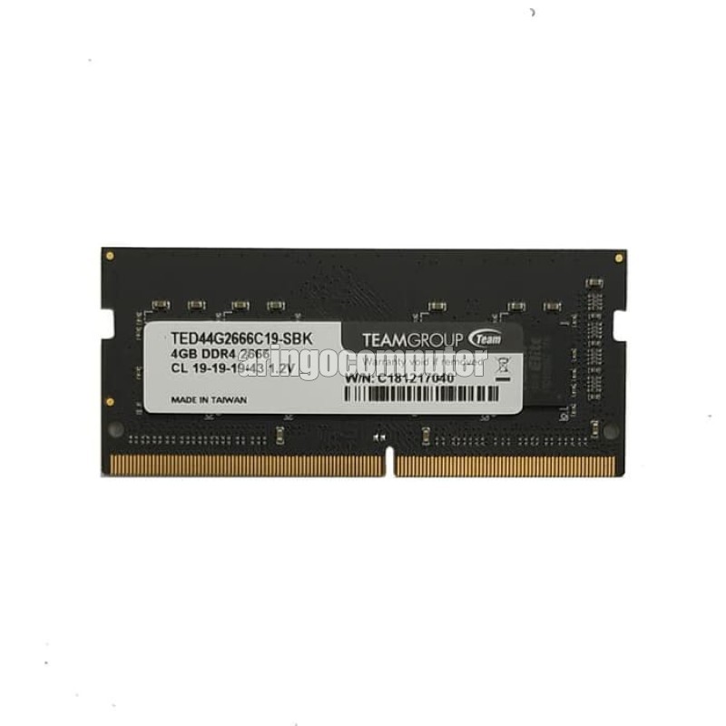 Memory (RAM) Team SODIMM Elite 4GB DDR4 2666Mhz