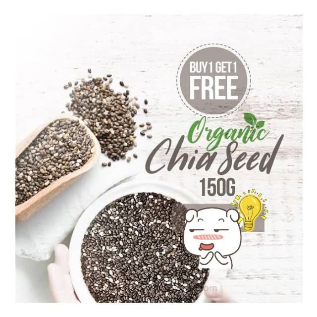 

Organic Chia Seed 150gr Beli 1 Gratis 1 Organik Healty