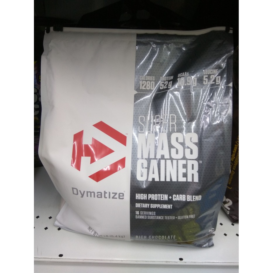 supermass super mass dymatize 12 lbs 12lbs weight gainer