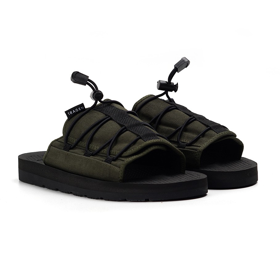 Oliver Army | Sendal Gunung Hitam Original Sandal Santai Kasual Pria Laki Footwear | FORIND x Tragen