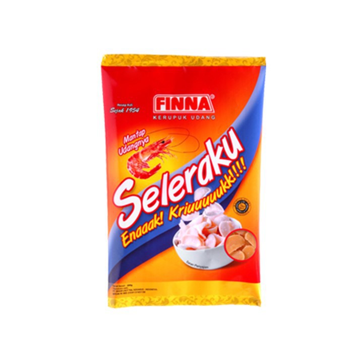 

Kerupuk Finna seleraku 200gr (mentah)