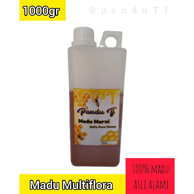 

[PROMO] Madu Asli 100%-Madu Murni Multiflora 1000gr-Pure Raw Honey Melifera