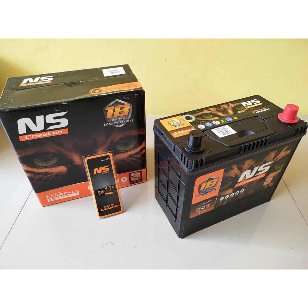 Aki Mobil Toyota Sienta, Yaris, Vios NS60LS NS CHEETAH MF