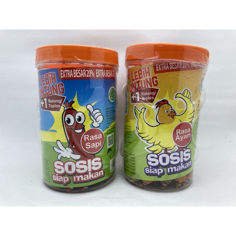 

Sosis So Nice siap makan kemasan toples