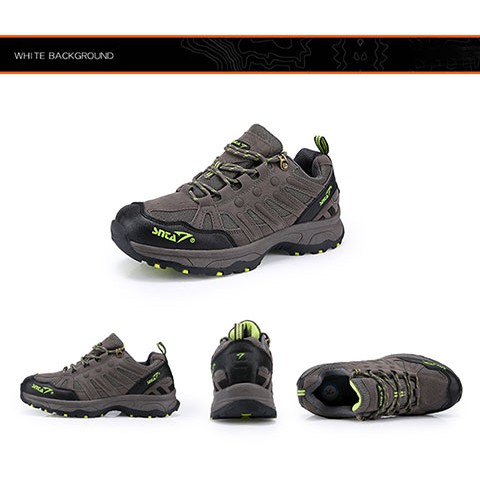Hiking Shoes SNTA 434 Grey Green Sepatu Gunung Snta Pendek Original