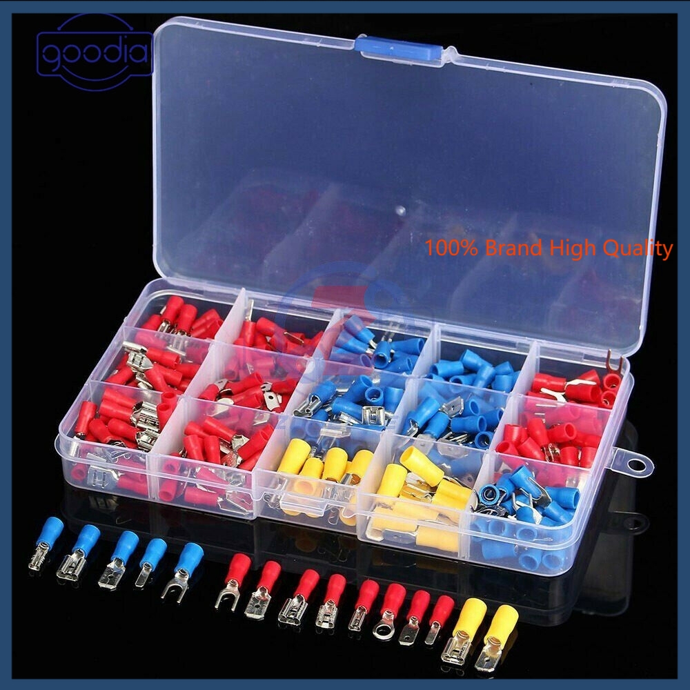 [IN STOCK/COD] 280PCS Assorted Crimp Spade Terminal Insulated Electrical Wire Connector Kit Set