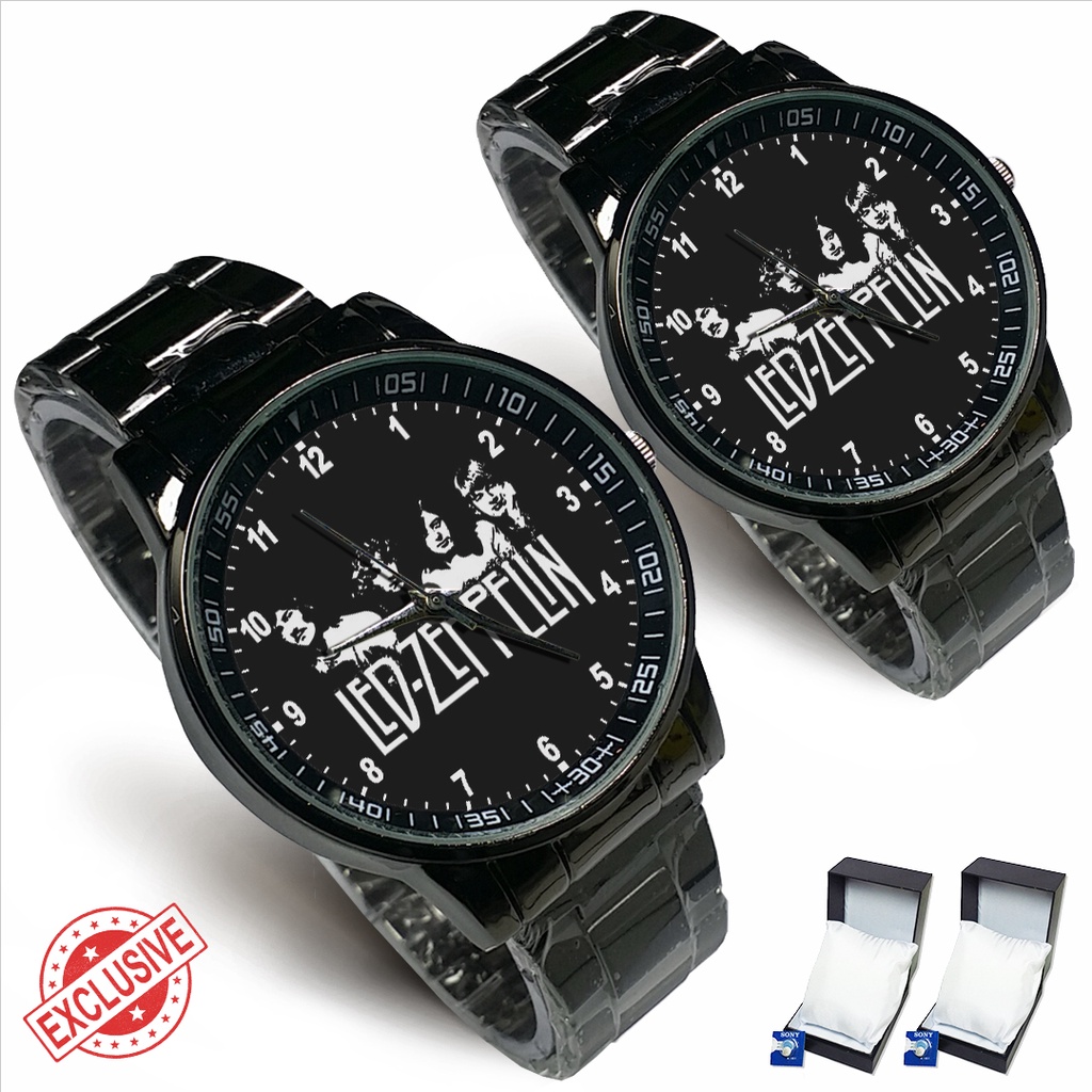 Jam Tangan Rantai Couple BAND LED ZEPPELIN 2 (Awesome)