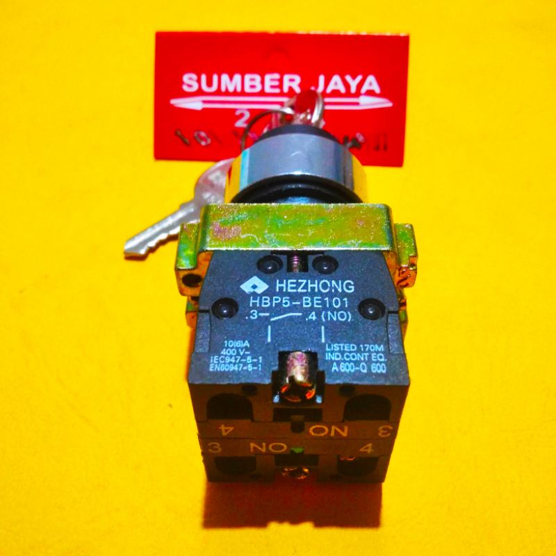 Selector Switch With Key 22 mm XB2-BG53 TERMURAH