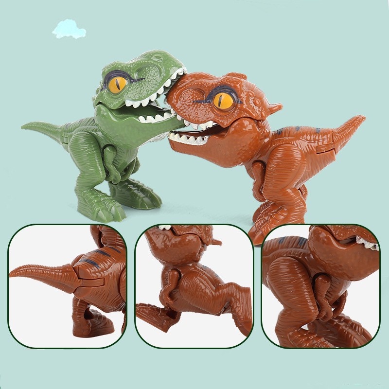 [1Piece Creative Bite Finger Dinosaur Toy] [Tyrannosaurus Toy Model ][Children's Birthday Gift]