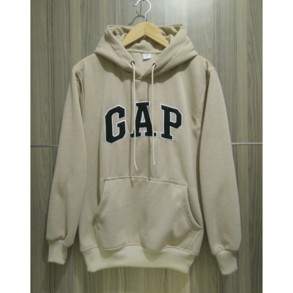 SWEATER HOODIE GAP AUTHENTIC BORDIR DISTRO GAP CREAM,WHITE,MAROON,ABU,ORANGE TERMURAH