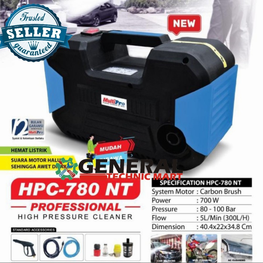 Jet Cleaner High Pressure MULTIPRO HPC-780NT