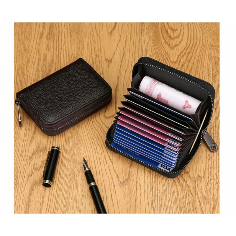 bisnis travel dompet kulit buaya kartu crocodil wanita pria modern mewah 13 slot kpin nama kredit wa