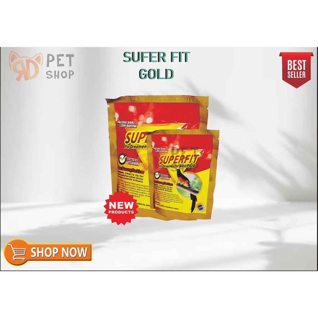 PAKAN VOER PUR SUPERFIT GOLD HIGH PROTEIN MAKANAN HARIAN BURUNG MURAI KACER CIBLEK CUCAK SUPERFITG