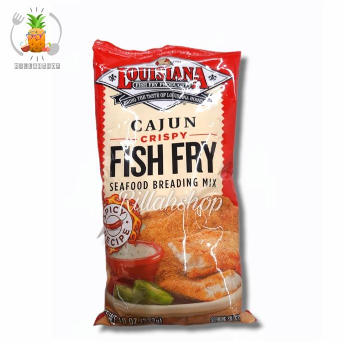 

Lousiana Cajun Crispy Fish Fry | Seafood Breading Mix | Tepung (283g)