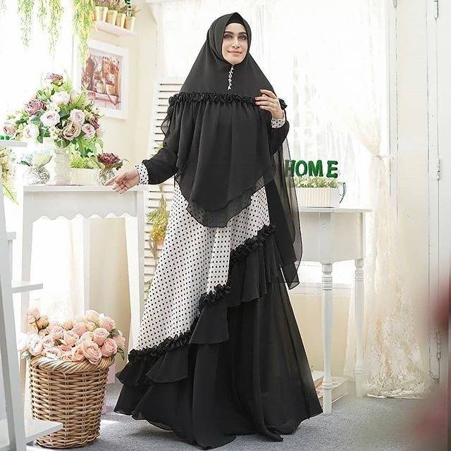 DRESS MUSLIM - fashion wanita - baju wanita- baju gamis - dress - gamis - gamis wanita -ASSIFA SYARI