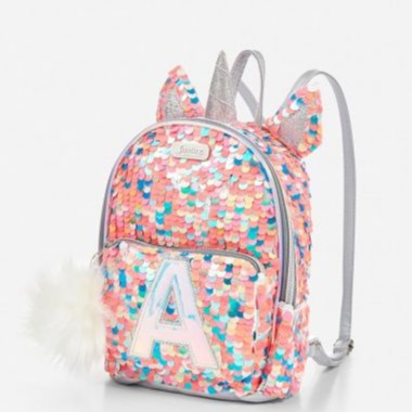 flip sequin school backpack