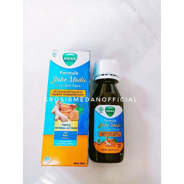 VICKS FORMULA JAHE MADU - SIRUP OBAT BATUK