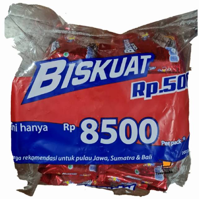 

Biskuat / Biskuit Susu isi 20 pcs