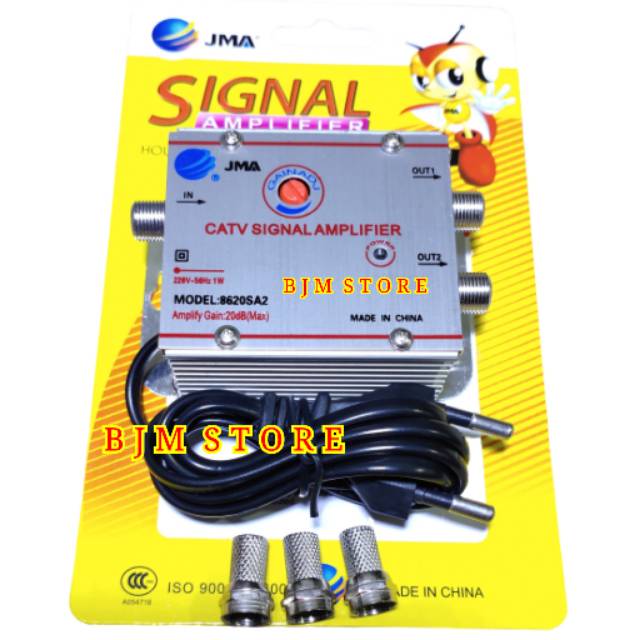 Booster CATV - Splitter 2 Way - CATV Signal Amplifier 2 Channel