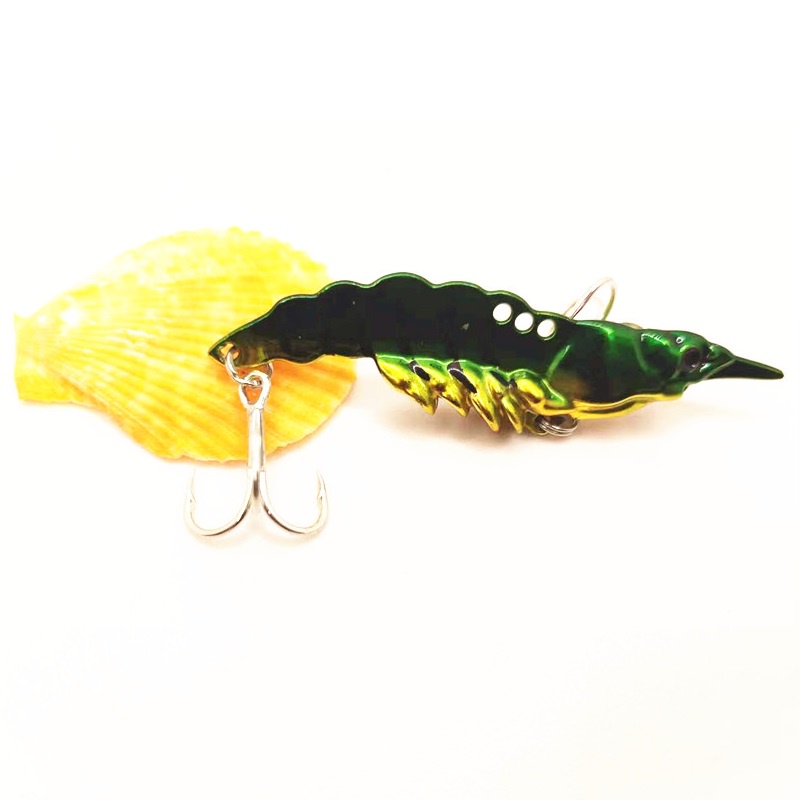 1pc Umpan Pancing VIB Spinner Spoon 7.4cm 14g Bahan Metal Untuk Memancing Ikan Trout