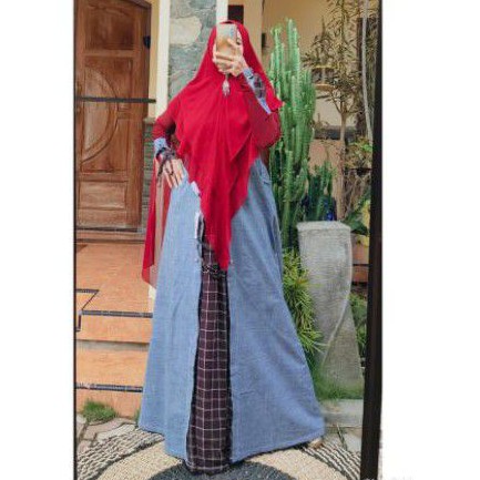 ZOYA 2 Denim Dress Casual ori Belifi