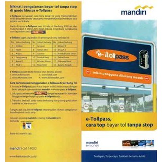 Original Mandiri E-Toll Pass OBU - On Board Unit