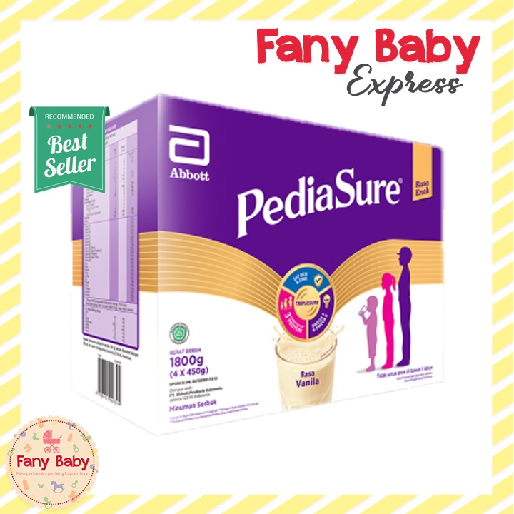 PEDIASURE TRIPLESURE VANILA ( 1-10 TAHUN) / 1800GR