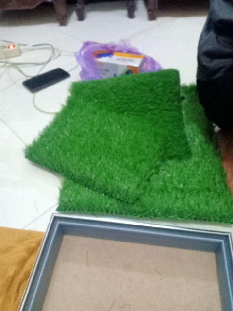 Alas Kotak Hantaran/seserahan Rumput Sintetis Swiss/jepang Ukuran Kostume