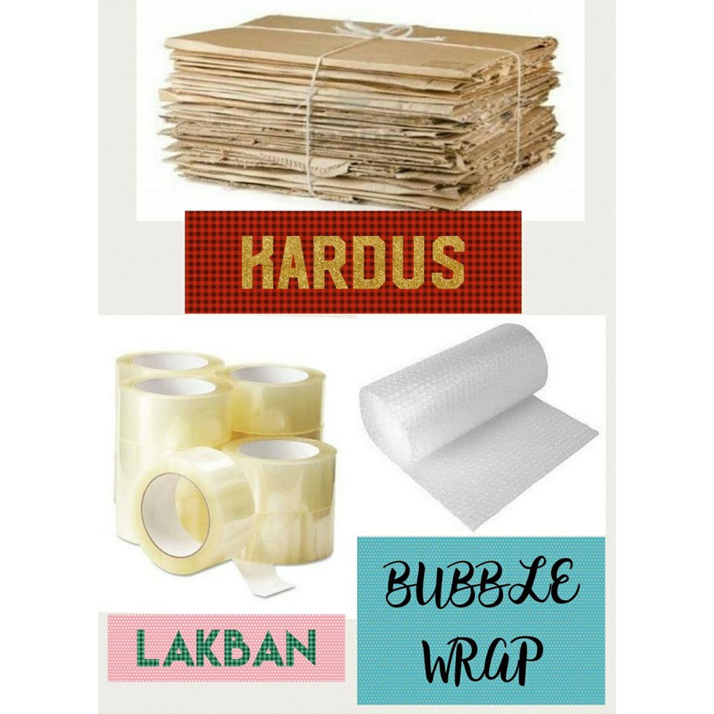 

EXTRA PACKING TAMBAHAN BUBBLE WRAP KARDUS ISOLASI LAKBAN PLASTIK DESINFEKTAN