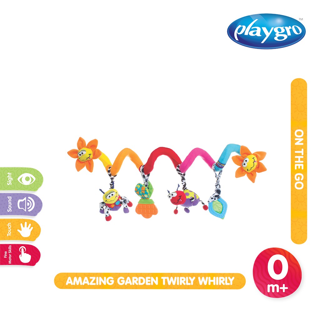 Playgro Baby Amazing Garden Twirly Whirly Mainan Gantung Playgro Baby Amazing Garden Twirly Whirly Mainan Gantung