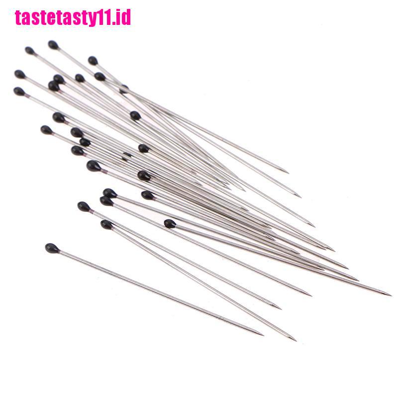 100 Pcs Pin Jarum Serangga Bahan Stainless Steel Untuk Lab Sekolah