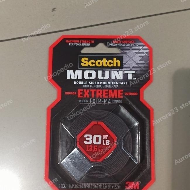 

3m scotch double tape extremely strong mounting 13,5 kg bagus kuat CUCI GUDANG