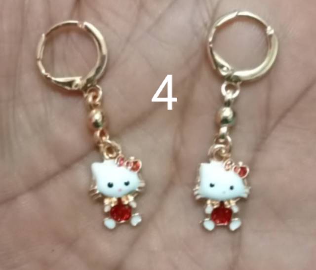 Anting anak-anak hello Kitty xuping harga murah minimal beli 2 pasang yah sis and bro
