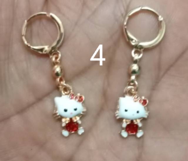 Anting anak-anak hello Kitty xuping harga murah minimal beli 2 pasang yah sis and bro