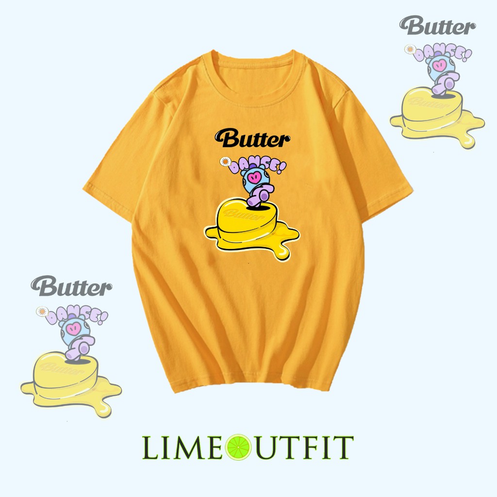 MANG BUTTER BTS 002 - KAOS BUTTER BTS/T-SHIRT BTS BUTTER/TUMBLR TEE/KAOS BTS/KAOS BT21/ATASAN