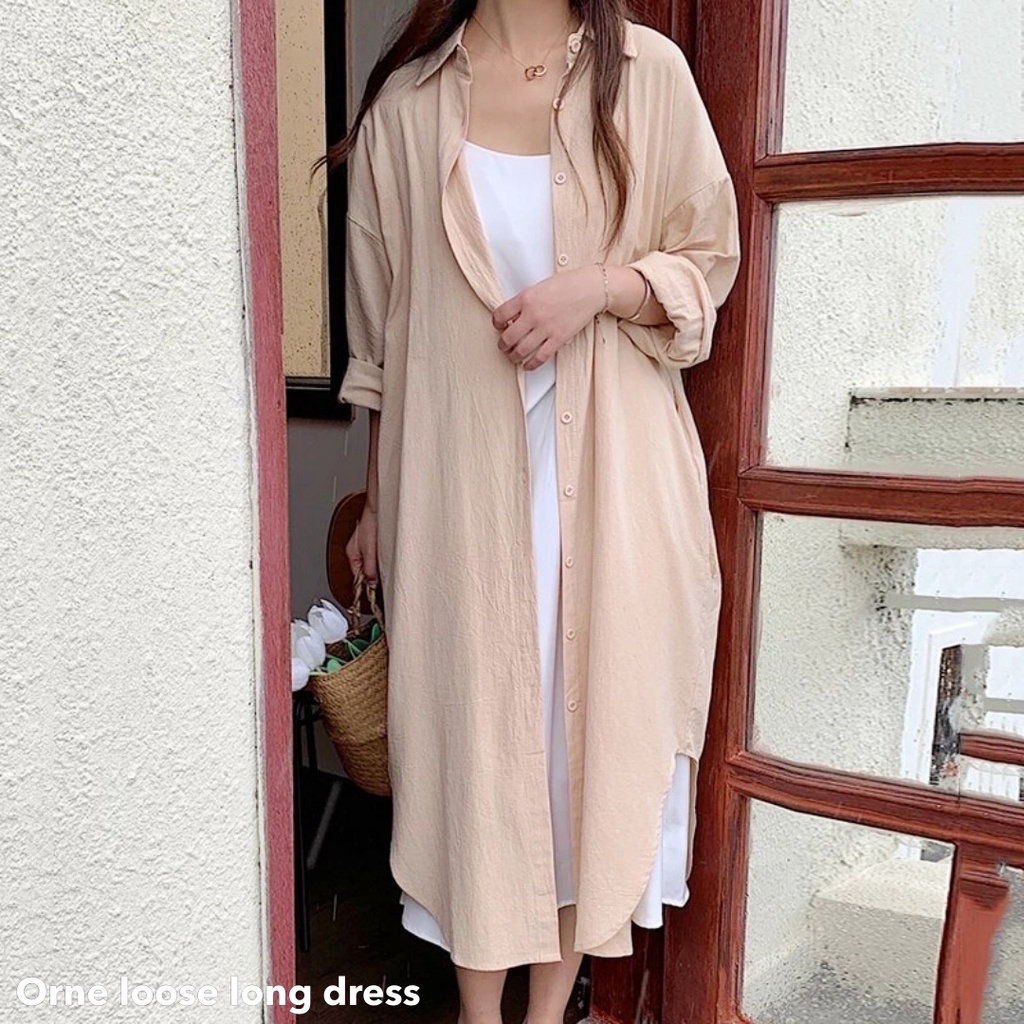 Orne loose long dress - Thejanlcothes