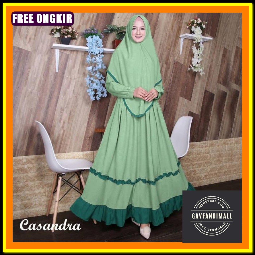 Arsana Dress Bahan Ceruty Babydoll Full Puring Gamis Wanita Kekinian Gamis Wanita Terbaru 2022 Gamis