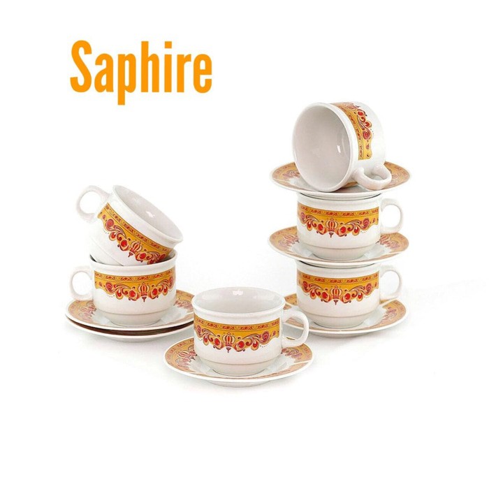 SALE TERLARIS Cangkir set Vicenza CS91 / Tea set / Cangkir tatakan / Cup sauser  TERMURAH