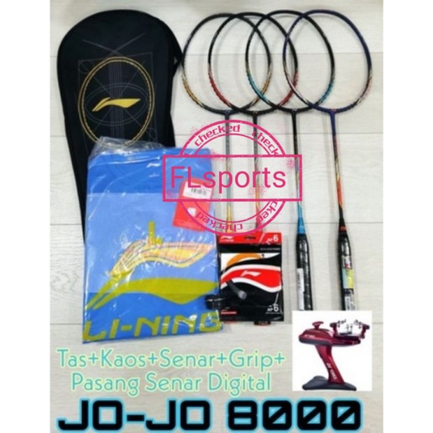 Raket Badminton LiNing JoJo 8000 Original