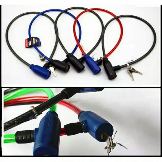 Gembok Sepeda / Bicycle Cable Safety Lock