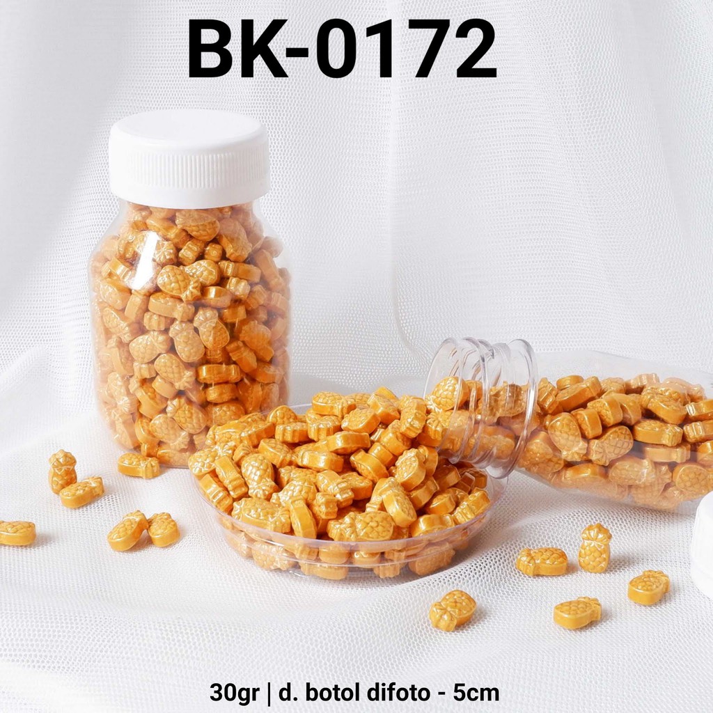 

BK-0172 Sprinkles sprinkle sprinkel 30gr 30 gram nanas emas yamama baking grosir murah sprinkles cake dekorasi mutiara trimit decoration story sprinklestory sprinklesstory sprinkle story yamama baking