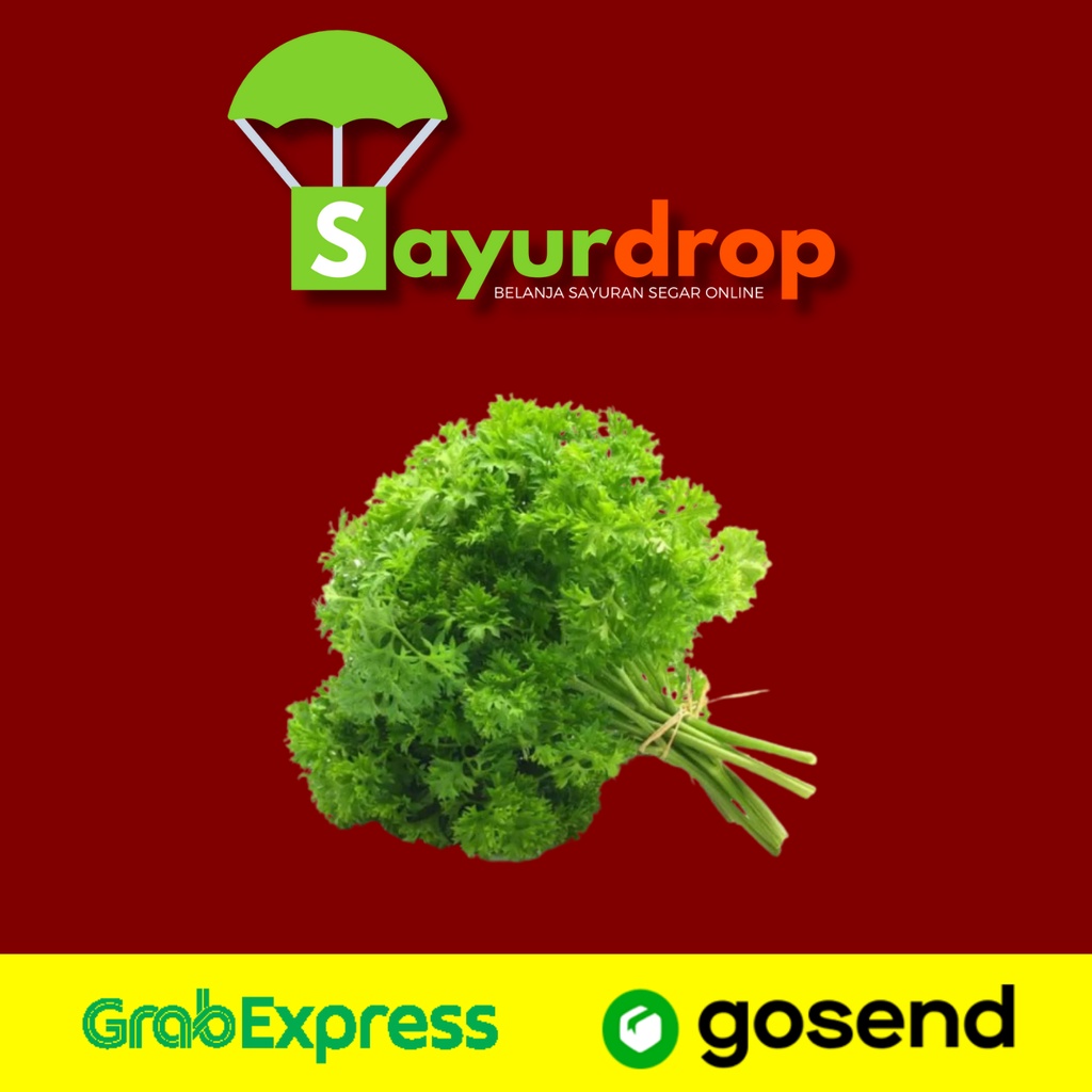 

Parsley 250 Gram - Segar Higienis Murah Cepat - Instant/Same Day Delivery (Sayurdrop)