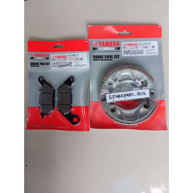 Kampas rem depan belakang Yamaha Jupiter z1/Vega ZR/Force Fi/Asli ORI YGP