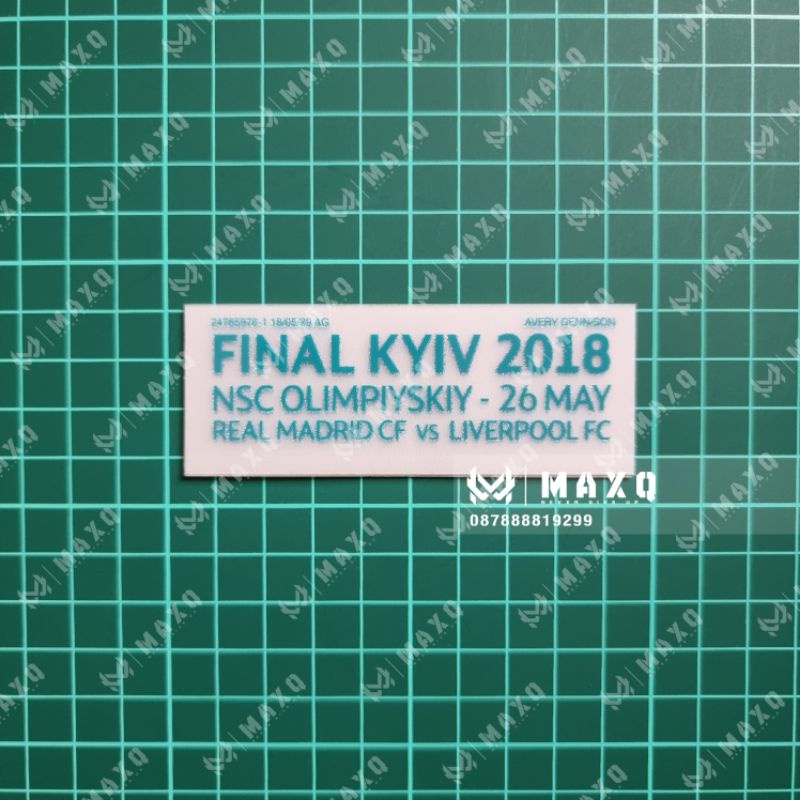 MDT FINAL KYIV 2018 MADRID VS LIVERPOOL JERSEY MADRID HOME