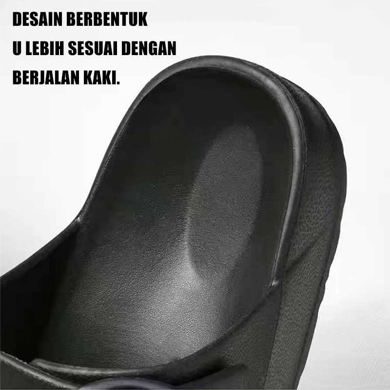 Sandal Pria Eva Sandal Santai Sandal Jepit Nyaman Sandal Cowok Jepret Sepatu 40-45 Hitam Biru Laut Hijau