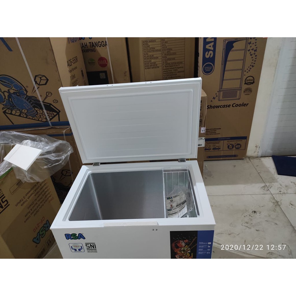 RSA CF 210 CHEST FREEZER BOX 199 L LEMARI PEMBEKU 210 LITER BY GEA