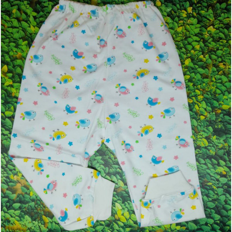 Celana Panjang Bayi Motif/Putih Polos no.20-24