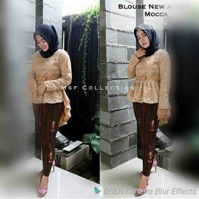Set Kebaya Aurora Two Tone Model Terbaru